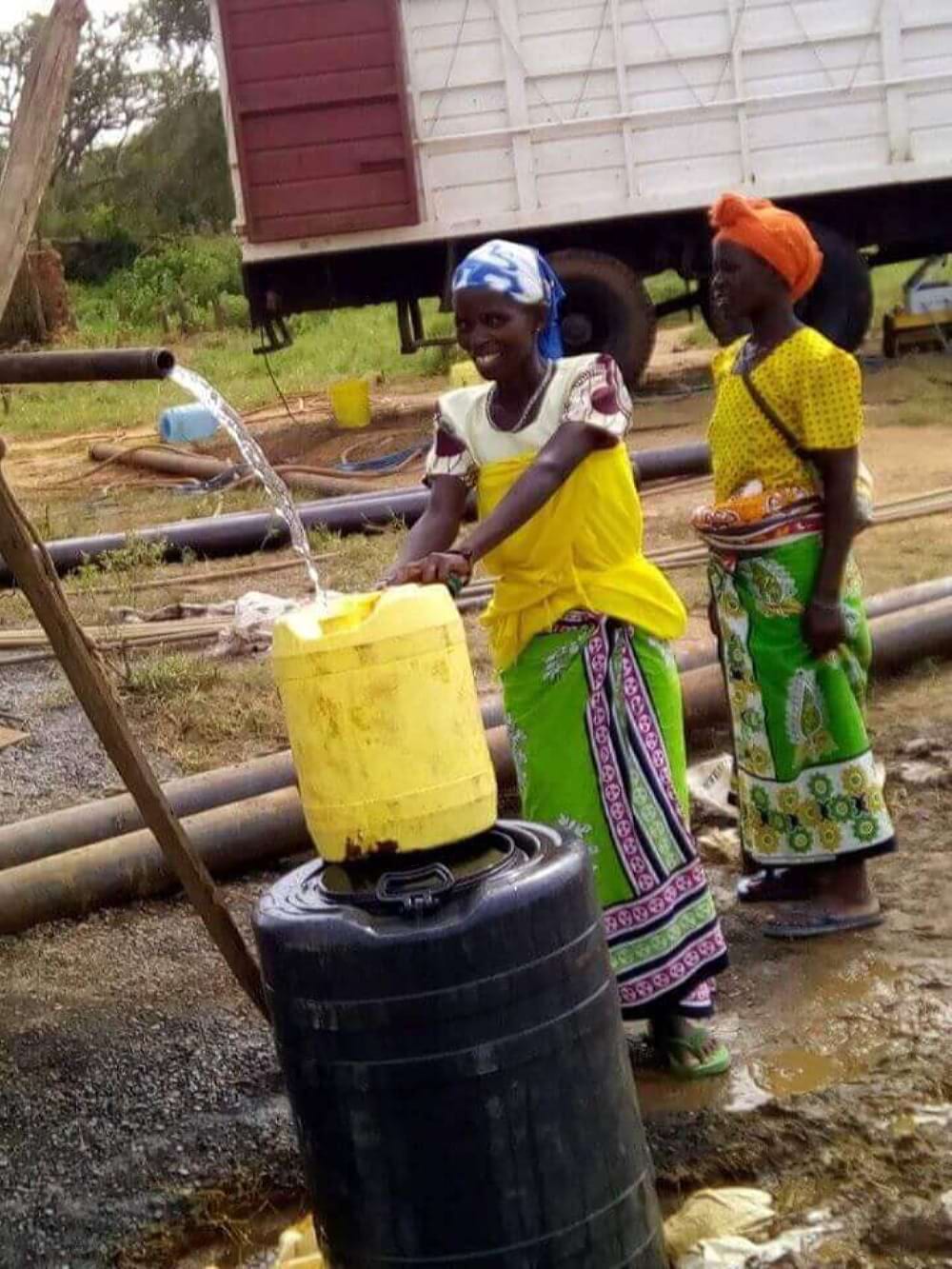 Water uit boorput
