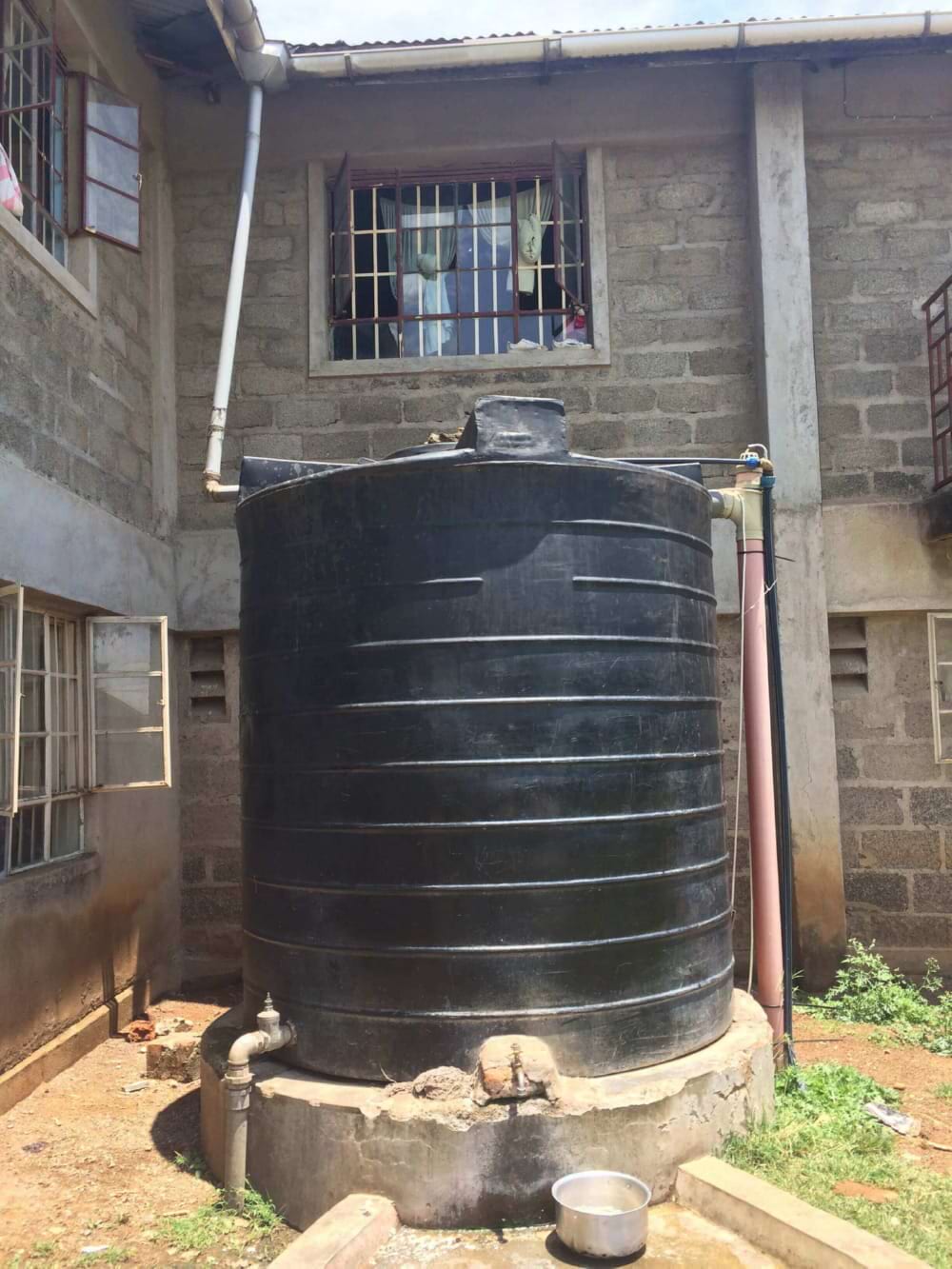 Wateroogst via dakgoten